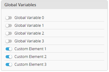 Custom elements GV