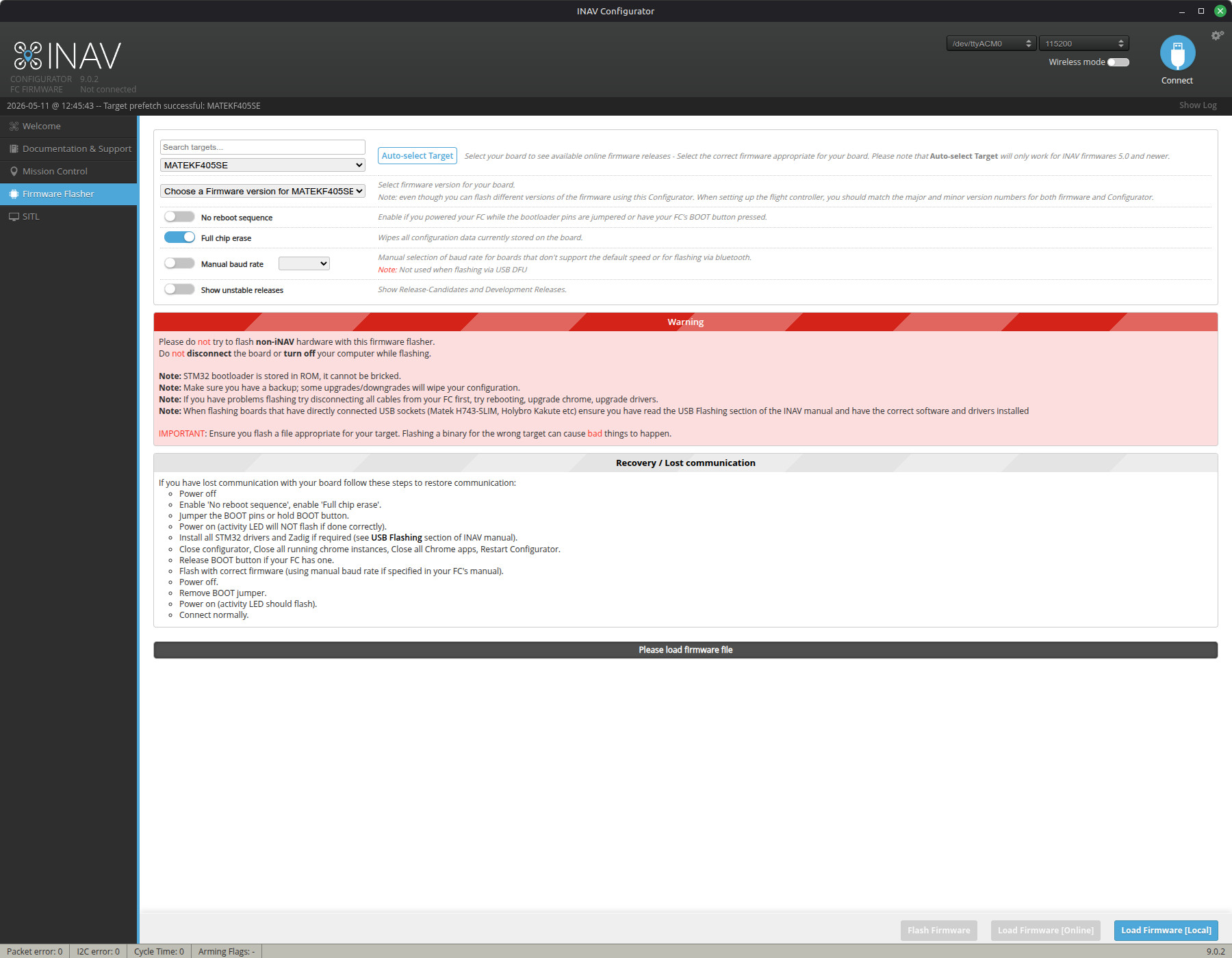 INAV Config Welcome